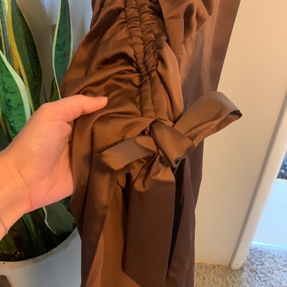 LAST 1 NWT Keepsake the Label Chocolate Midi Dress - Picture 4 of 6